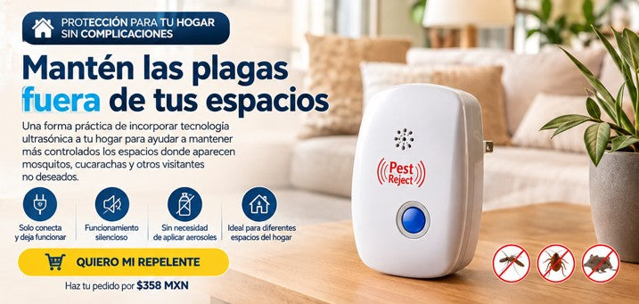 Repelente Ultrasonico de Plagas