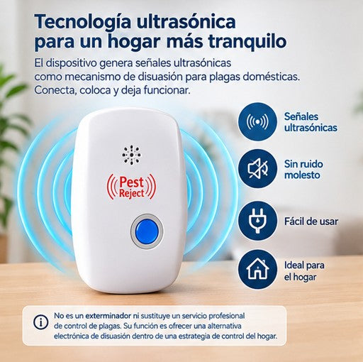 Repelente Ultrasonico de Plagas